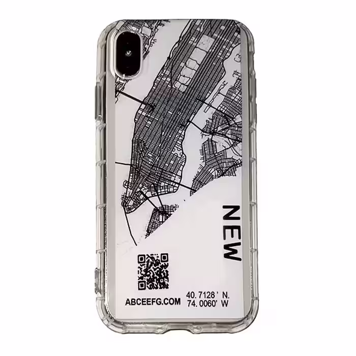 کاور طرح نقشه مدل MAP مناسب برای گوشی موبایل اپل IPHONE X / XS