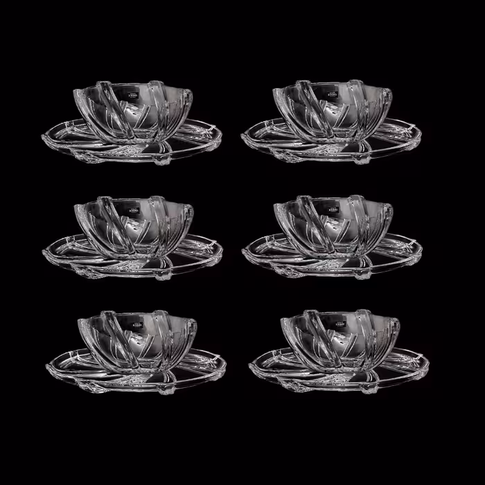 سرویس پذیرایی 16 پارچه بوهمیا مدل فلاور پیچ سه بعدی 2023 کد 700