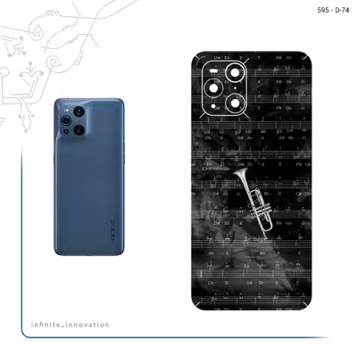 برچسب پوششی ماهوت مدل Trumpet مناسب برای گوشی موبایل اپو Find X3 Pro