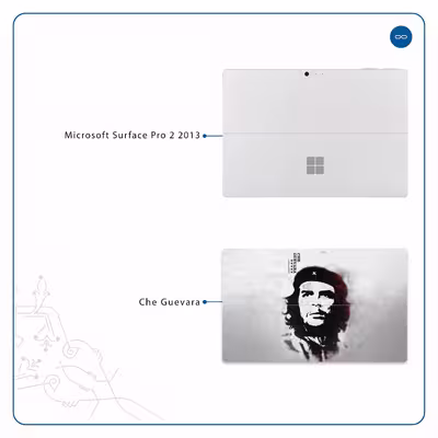 برچسب پوششی ماهوت مدل Che-Guevara مناسب برای تبلت مایکروسافت Surface Pro 2 2013