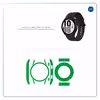 برچسب ماهوت طرح Matte Green مناسب برای ساعت هوشمند سامسونگ Watch4 44mm