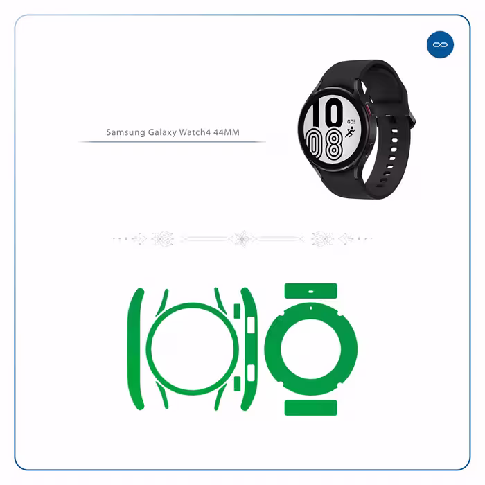 برچسب ماهوت طرح Matte Green مناسب برای ساعت هوشمند سامسونگ Watch4 44mm