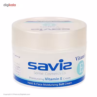 کرم مرطوب کننده ساویز مدل Vitamin E وزن 180 گرم