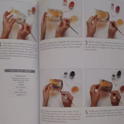 كتاب Painting Glass اثر Moira Neal انتشارات New Holland