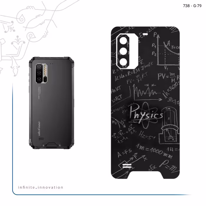 برچسب پوششی ماهوت مدل Physics Science مناسب برای گوشی موبایل یولفون Armor 7