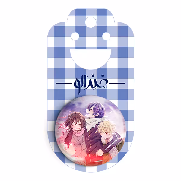 پیکسل خندالو مدل یاتو و هیوری و یوکینه انیمه نوراگامی Noragami کد 12690