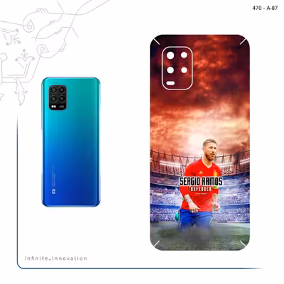 برچسب پوششی ماهوت مدل Sergio Ramos مناسب برای گوشی موبایل شیائومی Mi 10 Lite 5G