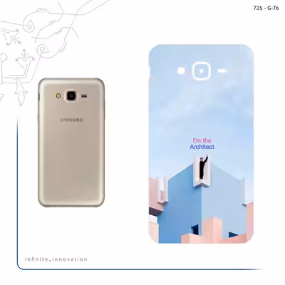 برچسب پوششی ماهوت مدل Architecture مناسب برای گوشی موبایل سامسونگ Galaxy J7 Core