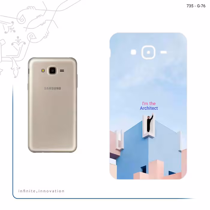 برچسب پوششی ماهوت مدل Architecture مناسب برای گوشی موبایل سامسونگ Galaxy J7 Core