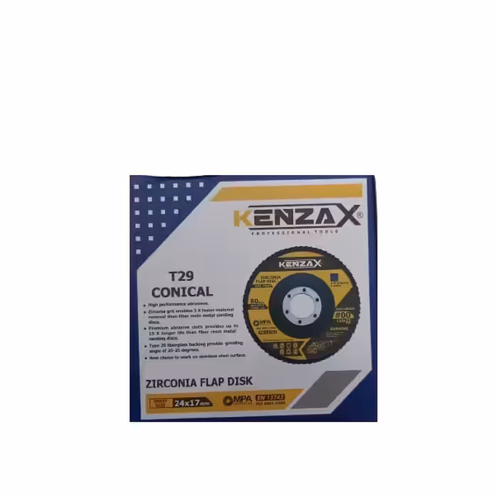 سنباده فلاپ دیسک کنزاکس مدل KFD-7612  بسته 10 عددی