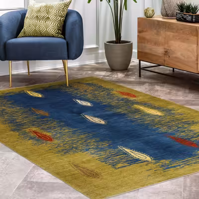 گبه دستبافت چهار متری طرح مدرن کد d5546656d