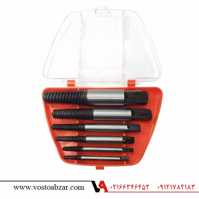 ست 6 پارچه قلاویز چپگرد(پیچ هرز بازکن)