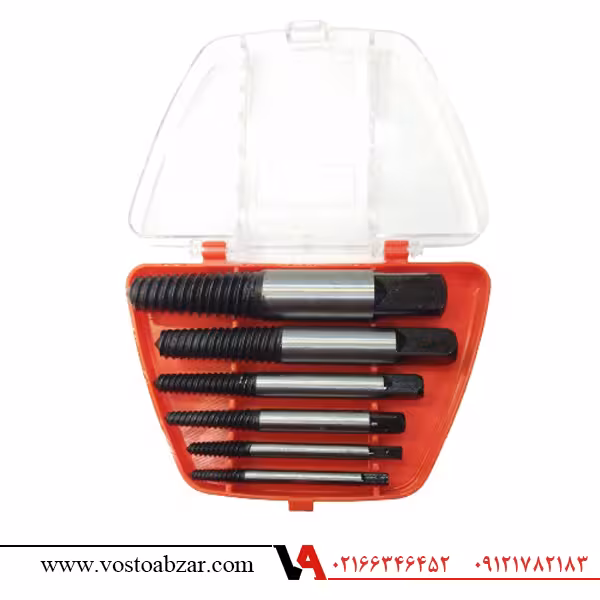 ست 6 پارچه قلاویز چپگرد(پیچ هرز بازکن)