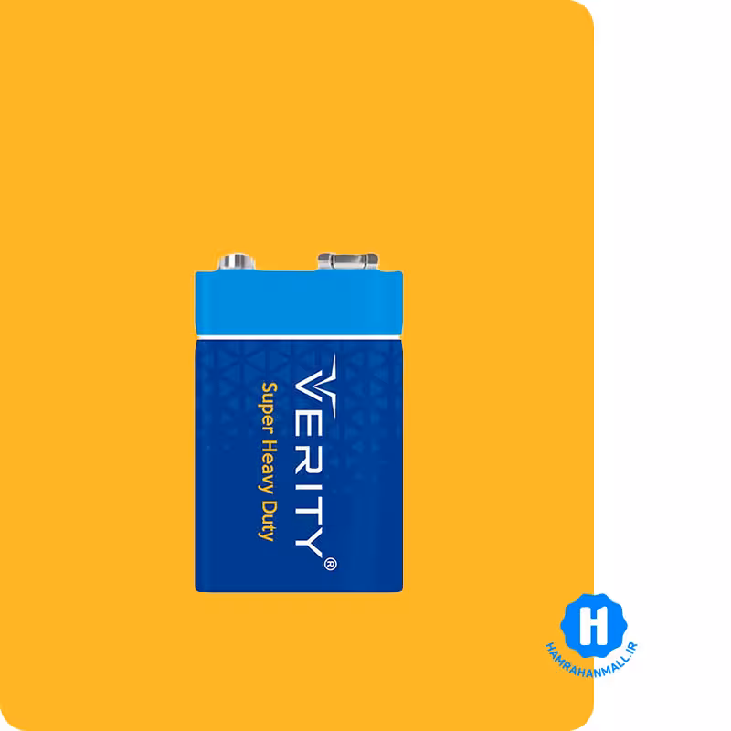 باتری کتابی وریتی مدل VERITY SUPER HEAVY DUTY 6F22 9V