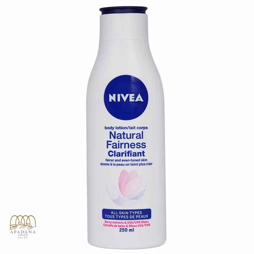 لوسیون روشن کننده بدن نیوآ مدل Nivea Natural Fairness حجم 400 میلی لیتر