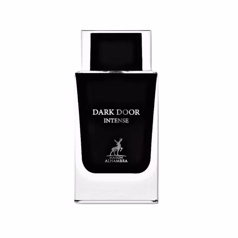 ادو پرفیوم مردانه الحمبرا مدل Dark Door intense با رایحه گرم حجم 100 میلی لیتر