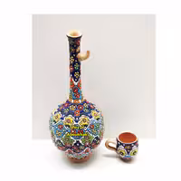 دوغ خوری تک دسته میناکاری