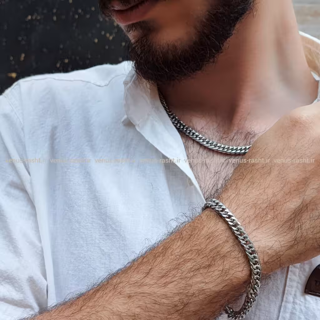 نیم ست استیل پسرانه طرح کارتیه