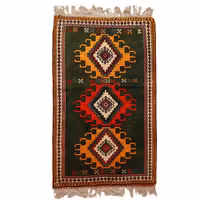 فرش دستباف دو متری طرح نقش حوض خراسان کد 410635