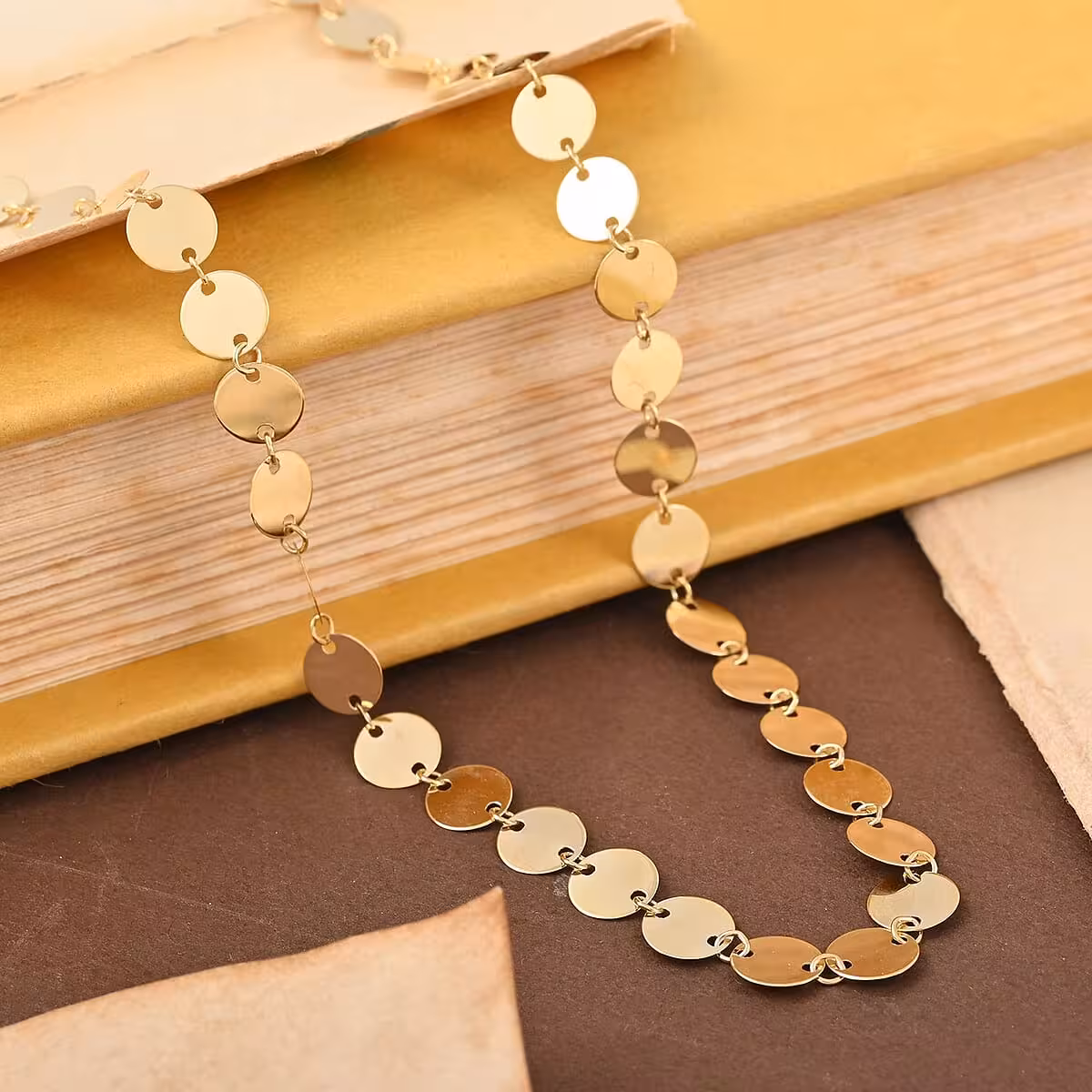 ست استیل، مدل سکه ای، شامل دستبند، گردنبند و پابند