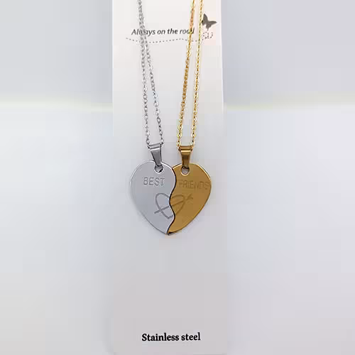 گردنبند استیل ست بست فرند کد253