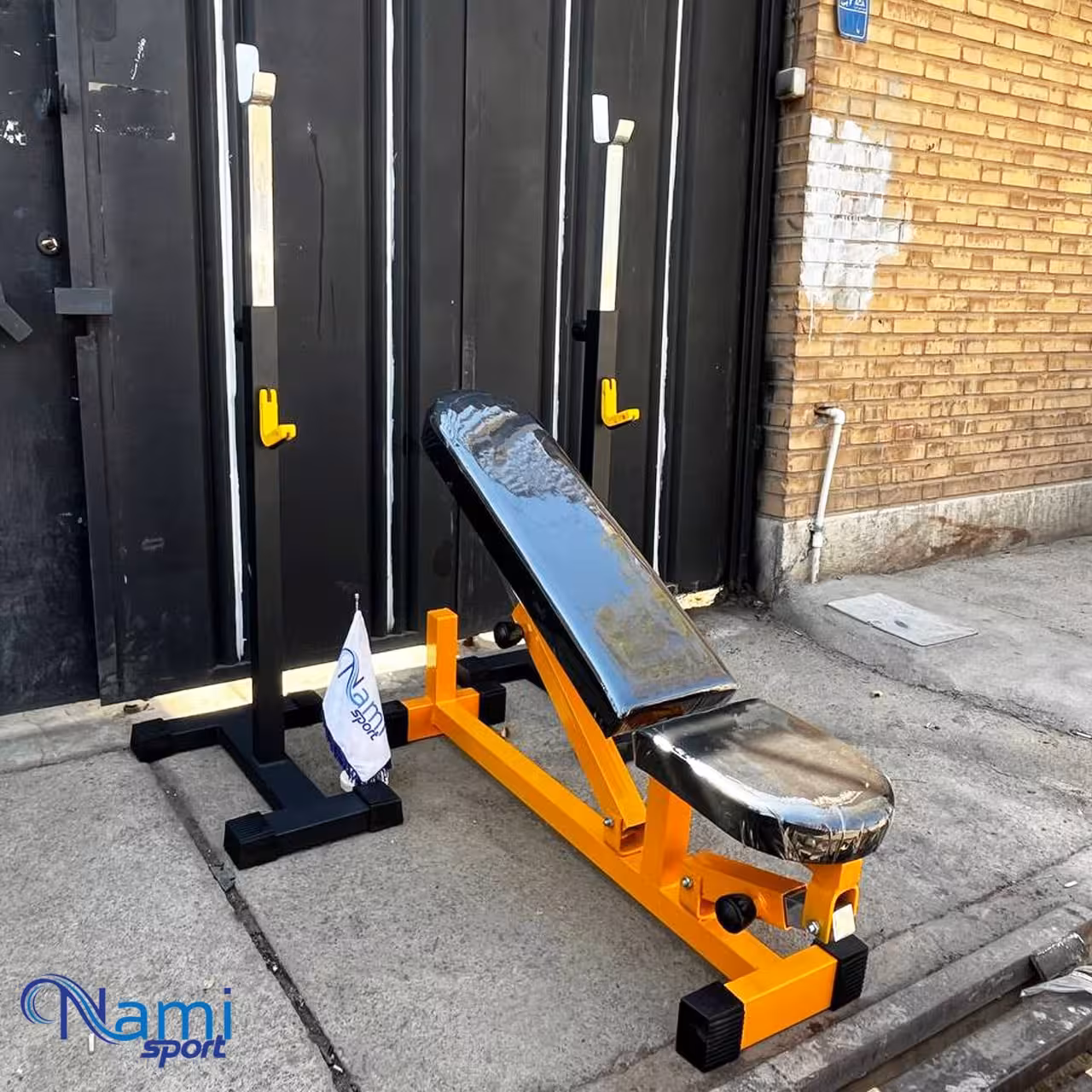 نیمکت بدنسازی و خرک اسکات مدرج مدل NS0013
