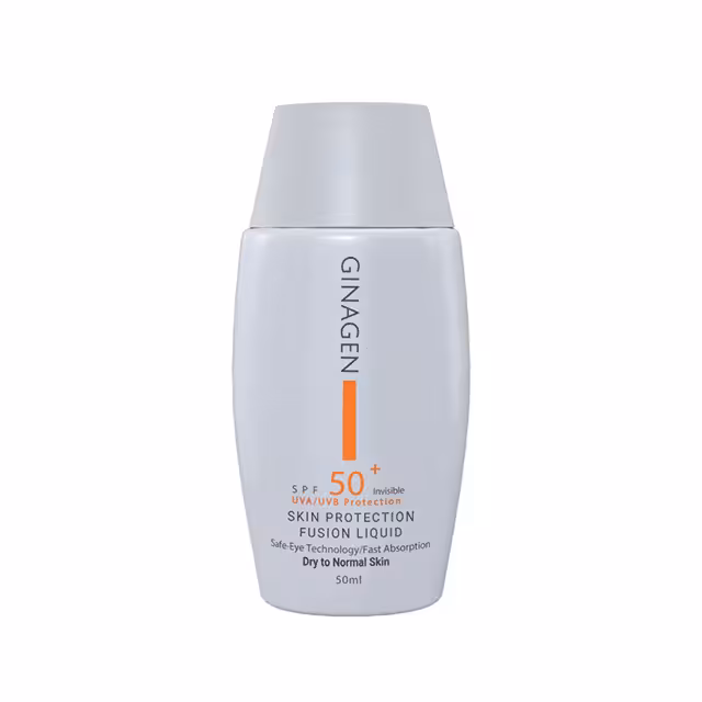 ضد آفتاب ژیناژن بی رنگ پوست مختلط و چرب Ginagen