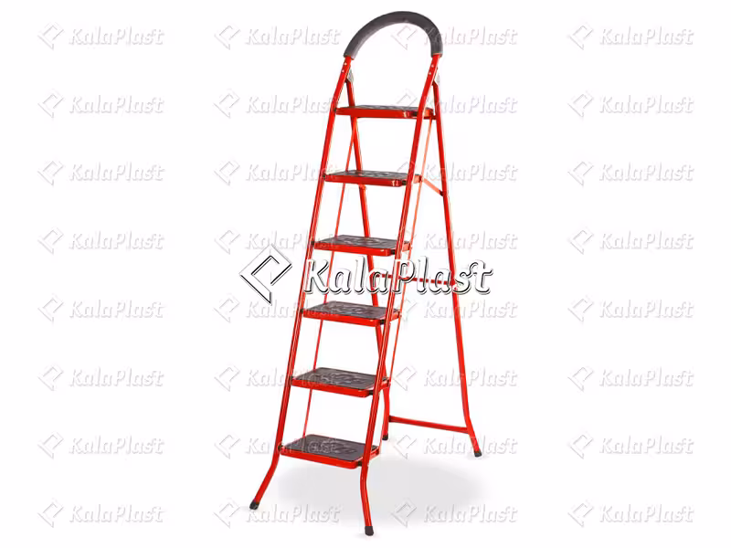 نردبان تاشو فلزی 6 پله