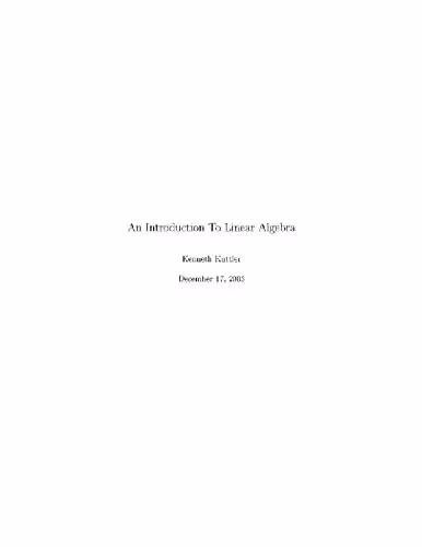 خرید و دانلود نسخه کامل کتاب An Introduction To Linear Algebra
