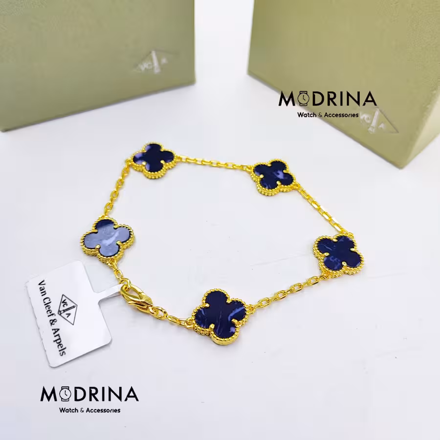 دستبند ون کلیف سورمه ای