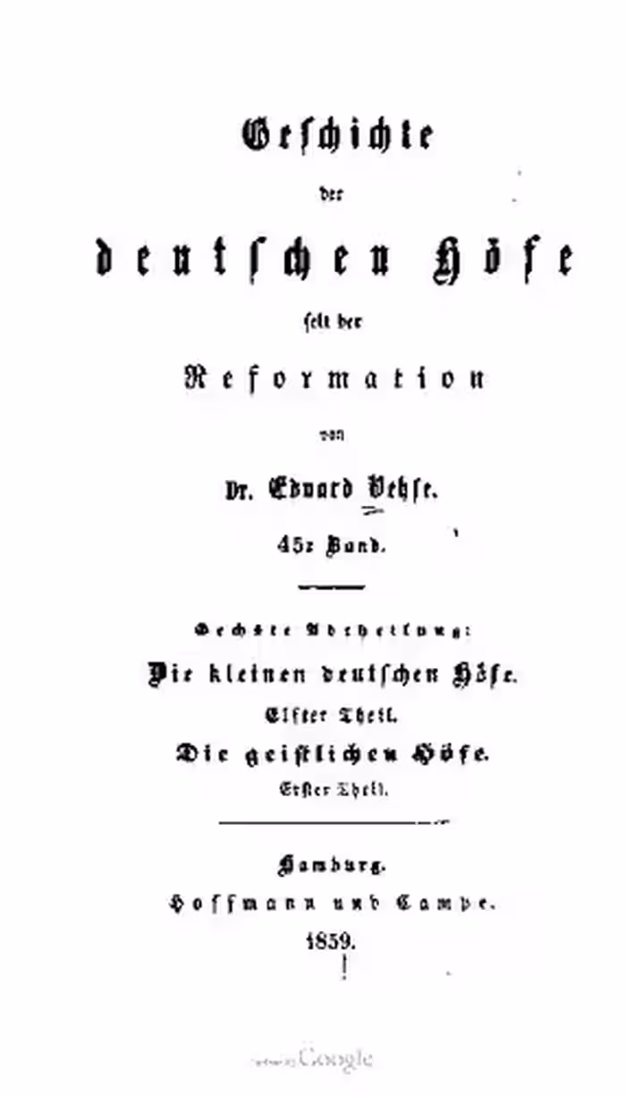 خرید و دانلود نسخه کامل کتاب Die kleinen deutschen Höfe / Die geistlichen Höfe 1