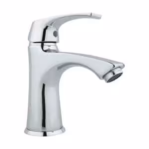 شیر روشویی راسان مدل لوتوس کروم