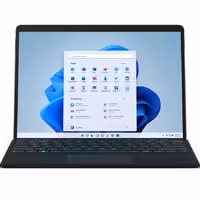 تبلت مایکروسافت 13 اینچی مدل Surface Pro 8 با پردازنده Core i7 1185G7، رم 16 گیگابایت و حافظه 256 گیگابایت تا 1 ترابایت، با سیستم عامل Windows 11 و امکان اتصال کیبورد