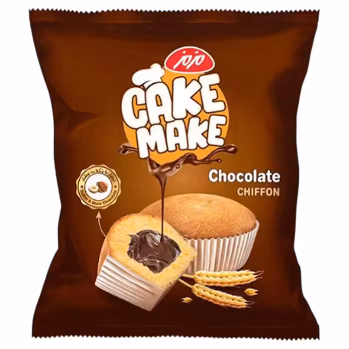 کیک وانیلی شیفون با کرم کاکائو کیک میک مزمز – 52 گرم