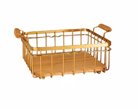 سبد میوه مربع بی.وی.کی کاریزما طلایی کد VK411225