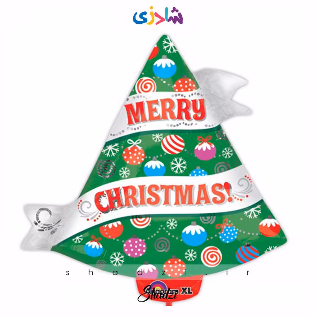 بادکنک فویلی درخت کریسمس