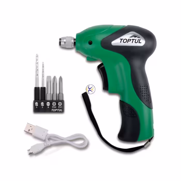 پیچ گوشتی شارژی 5 نیوتن مدل KPDB0805 تاپ تول Toptul