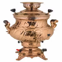 سماور گازی طاووس کد 3-125 گنجایش 7 لیتر