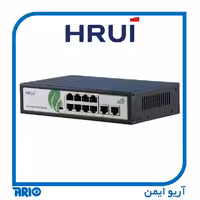 سوییچ POE شبکه 8 پورت HRUI HR902-AF-82N