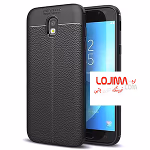 کاور ژله ای طرح چرم مناسب برای گوشی موبایل سامسونگ J7 Pro