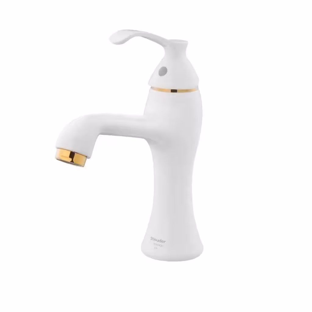 شیر روشویی شودر ثابت مدل کلاسیک شیری طلایی