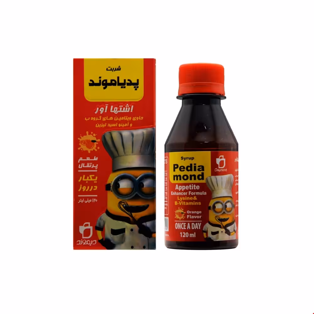 شربت اشتها آور کودکان پدیاموند دیموند 120 میلی لیتری