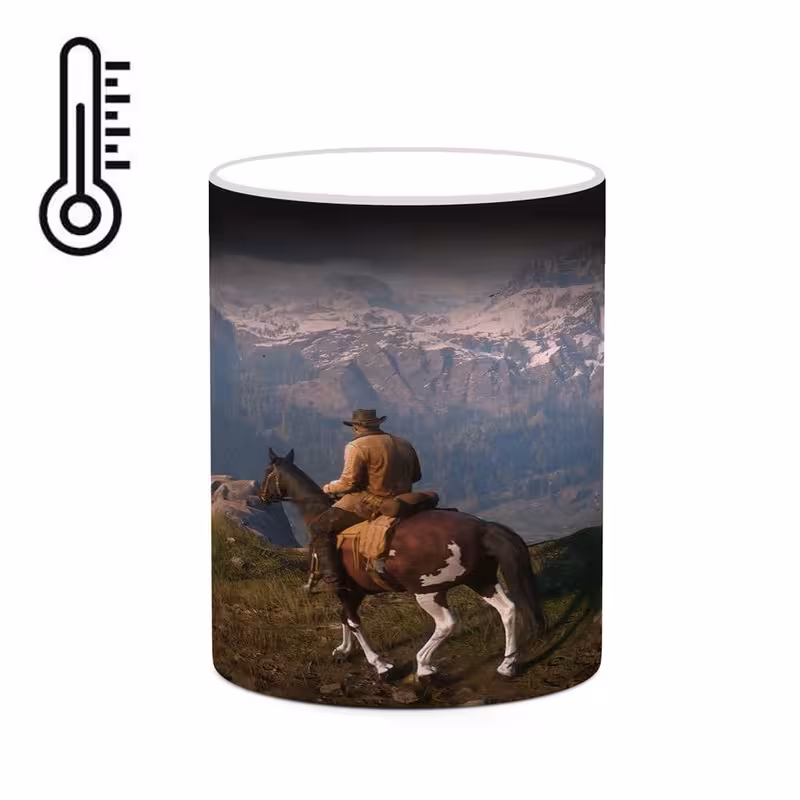 ماگ حرارتی   بازی رد دد Red Dead Redemption II کد mgh30044