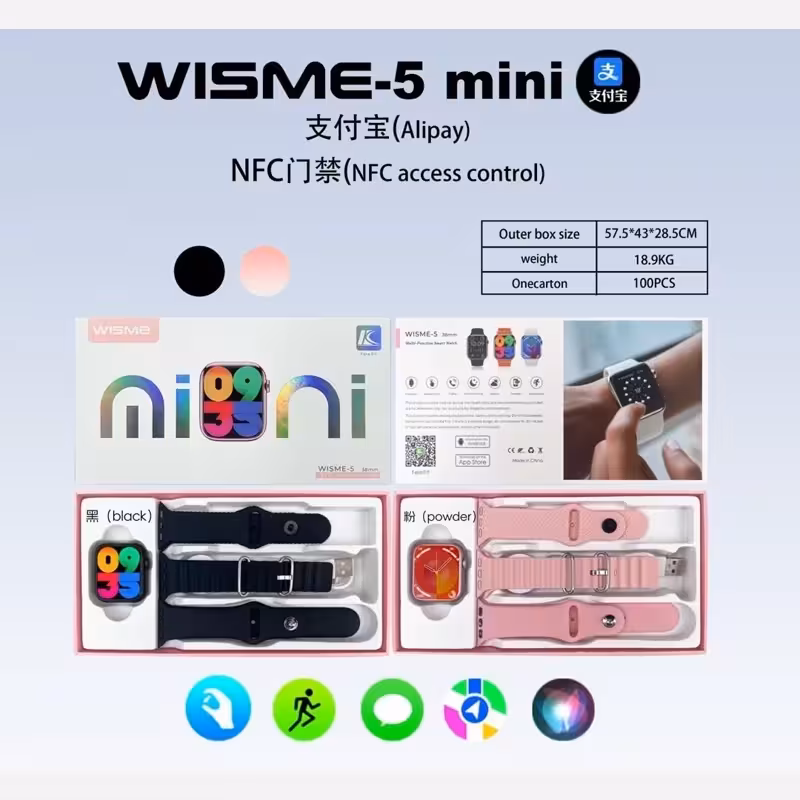 ساعت هوشمند مدل Wisme-5 mini