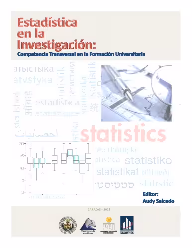 خرید و دانلود نسخه کامل کتاب Estadística en la Investigación: competencia transversal en la formación universitaria
