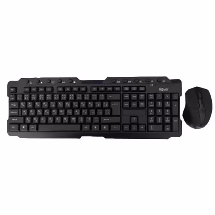کیبورد و ماوس بی سیم ROYAL KM815