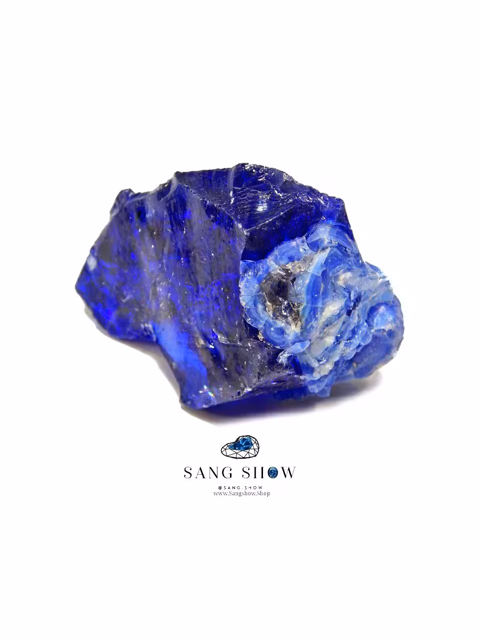 ابسیدین کبالت راف و هیجان انگیز و شفاف بستر دار نمونه اصل S1719