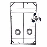 ست یراق تخت خواب کمجا تاشو(بلبرینگ دار) 180 * 80 عمودی (پس کرایه) باربری