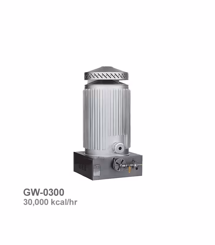 بخاری کارگاهی گازی ایران هیتر مدل GW-0300