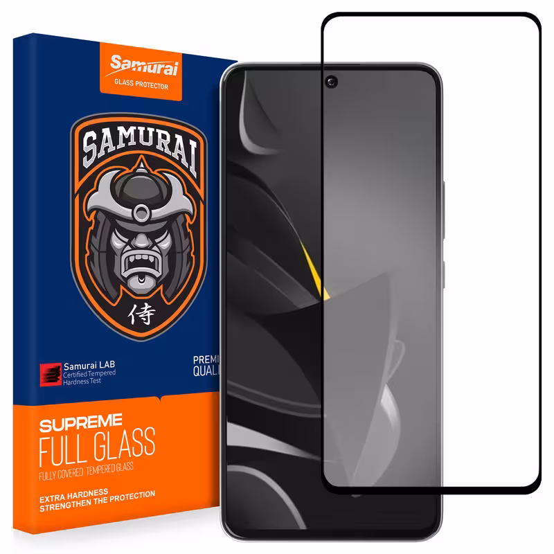 محافظ صفحه نمایش سامورایی مدل ovglass مناسب برای گوشی موبایل شیائومی Poco M7 Pro